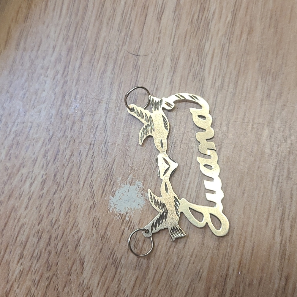 14k gold name
